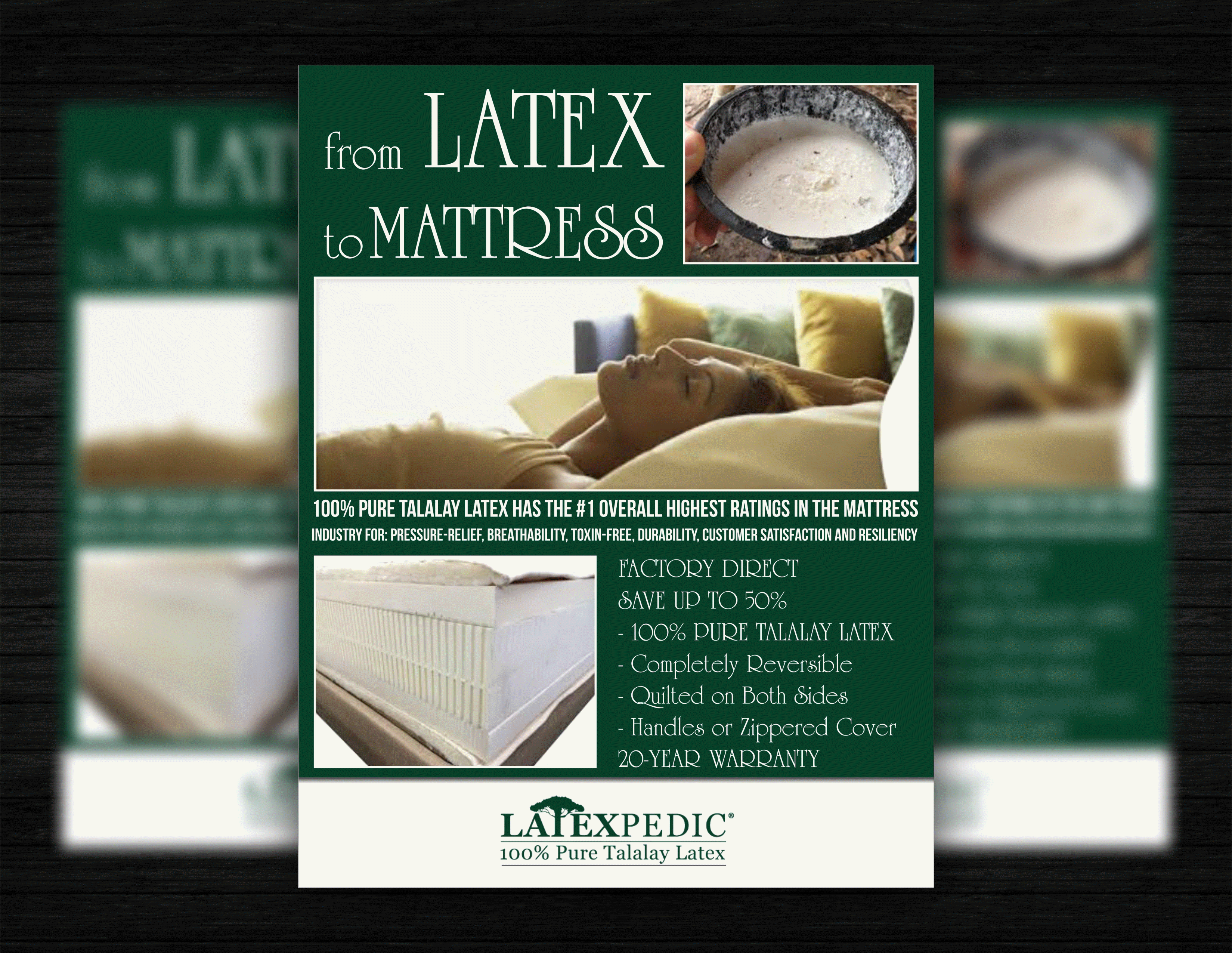 Chandler from latex to mattress