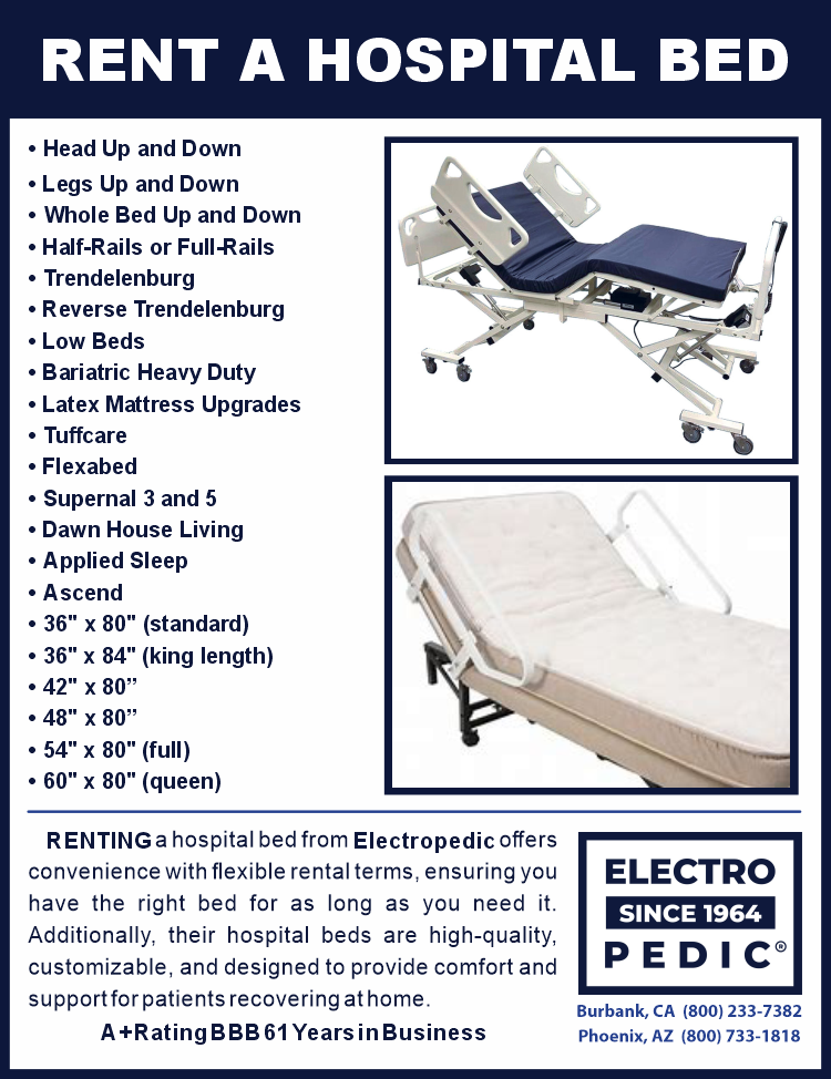 Chandler rent a Tuffcare T7036/T7042 Century Long Berm Care Bed
